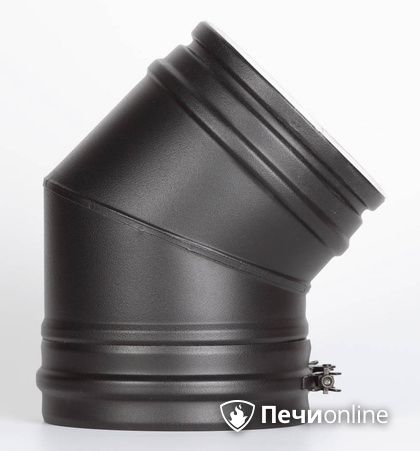 Колено 45° Schiedel Отвод 45° д.150 PM25 (Черный) Permetr в Сочи