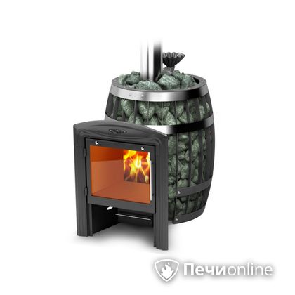 Дровяная банная печь TMF Саяны II Carbon Витра ЗК в Сочи