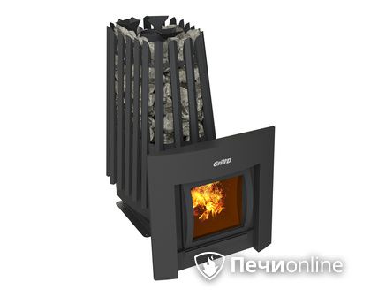 Дровяная печь-каменка GrillD Cometa Vega 350 window Max в Сочи