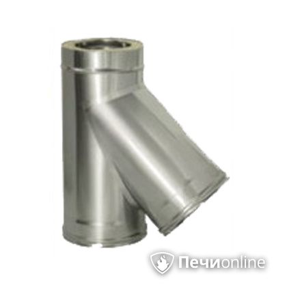Дымоход Дымок Тройник 45° с изоляцией 0,8 мм. ТRFR45 200/280 в Сочи