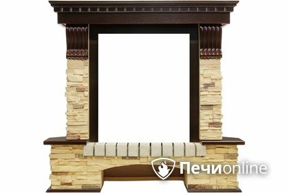 Портал для электрокамина Royal Flame Pierre Luxe угловой сланец под классический очаг в Сочи