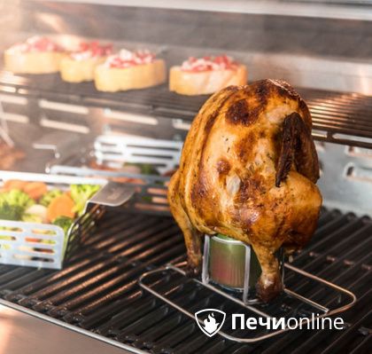 Ростер Char-Broil Grill+ для курицы с креплением для емкости в Сочи