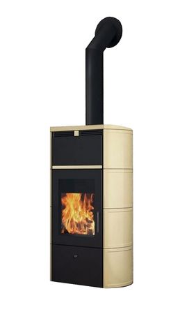 Печь-камин Edilkamin Flamma 24 kw V.A. Pergamena с Т/О в Сочи