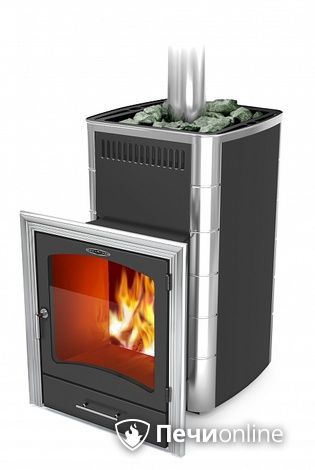 Дровяная банная печь TMF Калина II Inox БСЭ ТО антрацит НВ ПРН в Сочи