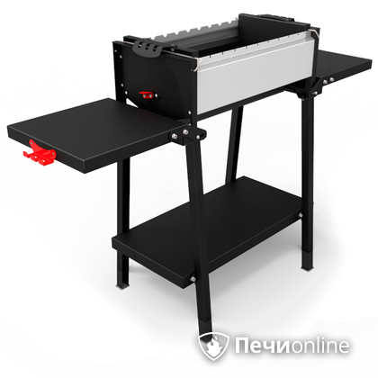 Мангал Grillver Крафтикс Сильвер на подставке в Сочи